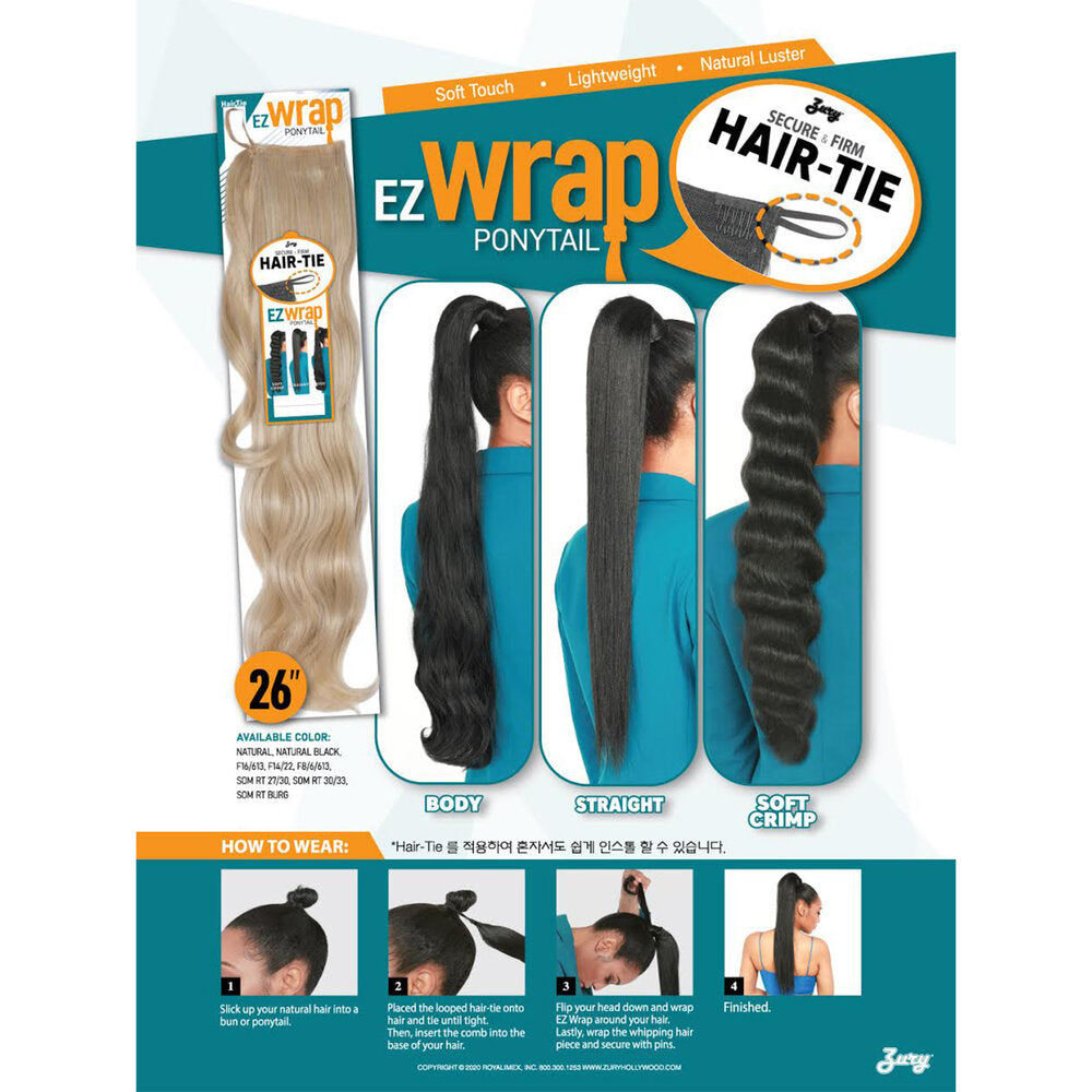 EZ-Wrap Ponytails by Royal Zury