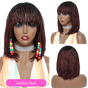 Exotic Cleopatra Braided Wig with Bangs