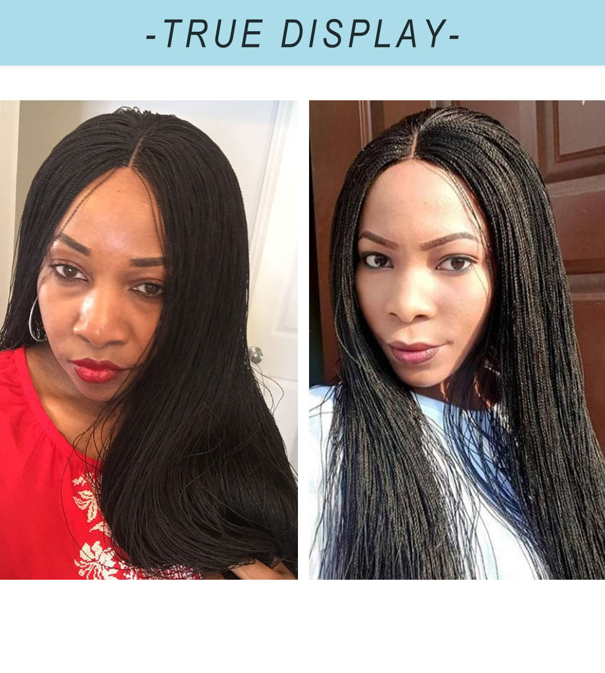 Goddess Lace Front Micro Million Twist Braided Wig with Baby Hair