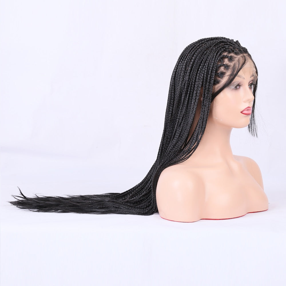 Exotic Braided African Synthetic 13*4 Lace Front Wig 26inch