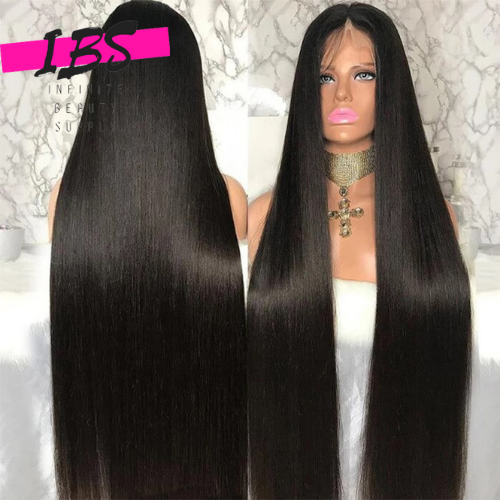 Goddess Pre Plucked Long Lace Front Brazilian Wig 8-36 inches Natural Color