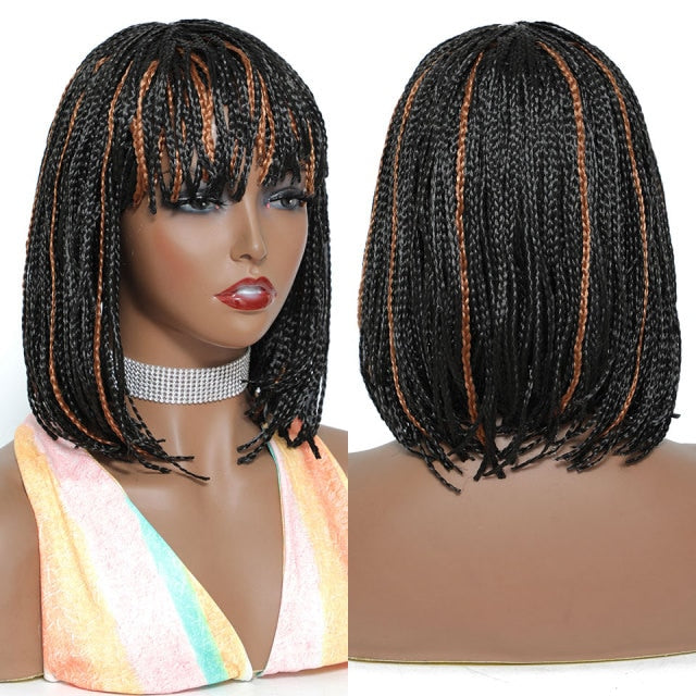 Exotic Cleopatra Braided Wig with Bangs